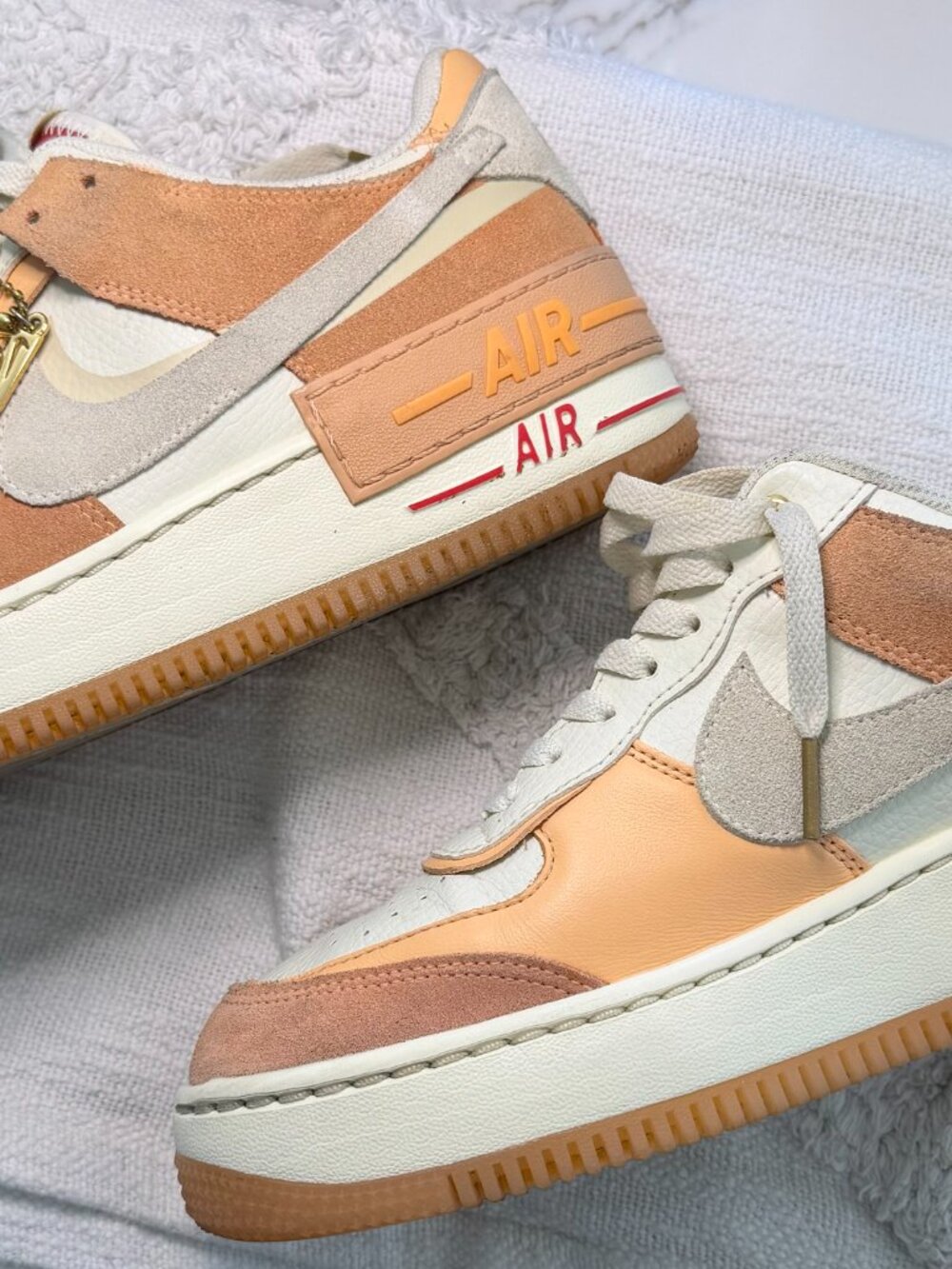 Nike Women's Air Force 1 Shadow "Sisterhood" - style code DM8157 -700
